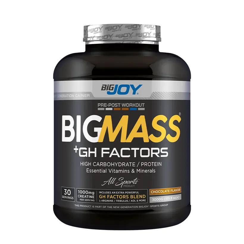 Bigjoy BIGMASS Gainer GH FACTORS ÇİKOLATA AROMALI 3000g