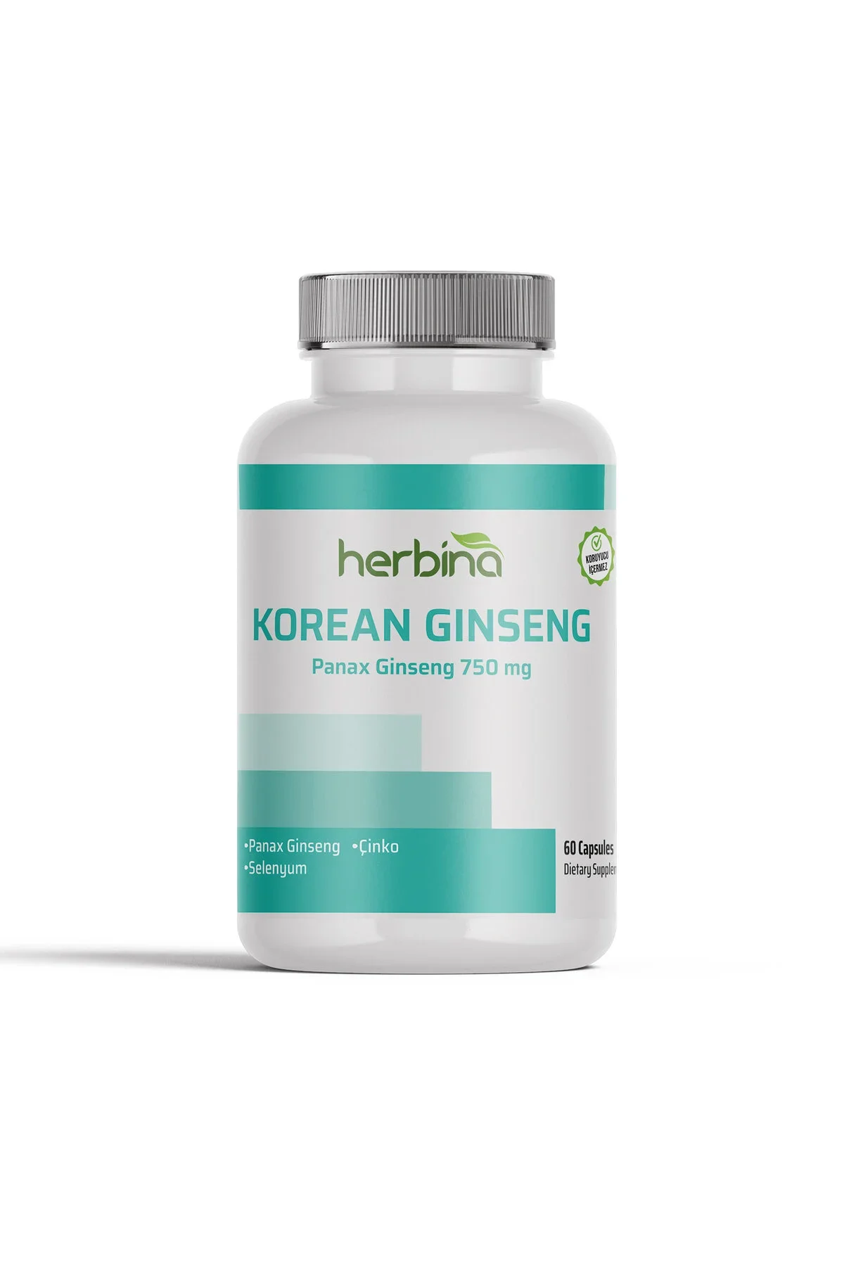 HERBİNA KOREAN GİNSENG SELENYUM ÇİNKO 60 TABLET