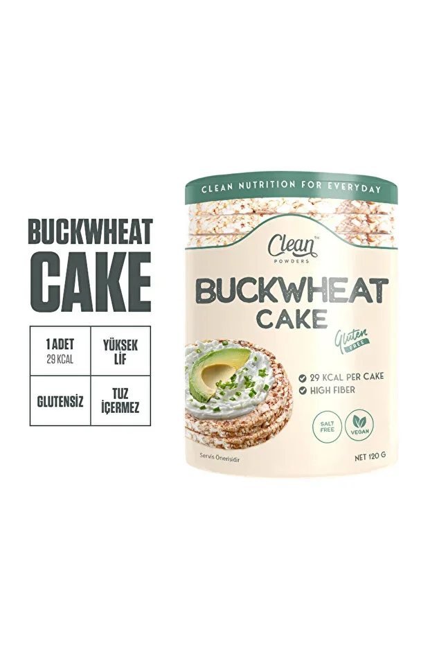 CLEAN POWDERS BUCKWEAT CAKE 120 GR