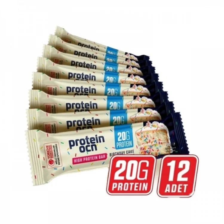 PROTEİNOCEAN BIRTHDAY CAKE PROTEIN BAR - 12 ADET