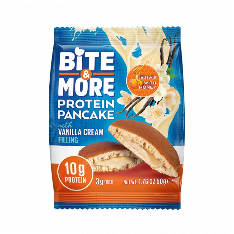 BİTE MORE PROTEİN PANCAKE VANİLYA AROMALI (50 GR) - 1 ADET