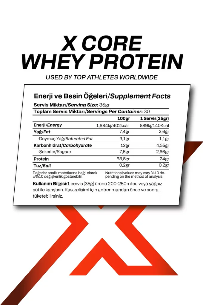 BIOX X-CORE WHEY PROTEIN ÇILEK AROMALI 2380GR 