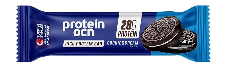 PROTEIN OCEAN KURABİYE AROMALI PROTEİN BAR 1x50gr TEKLİ