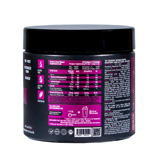 TNT CREABOOM CREATINE MONOYHDRATE POWDER 127,2GR