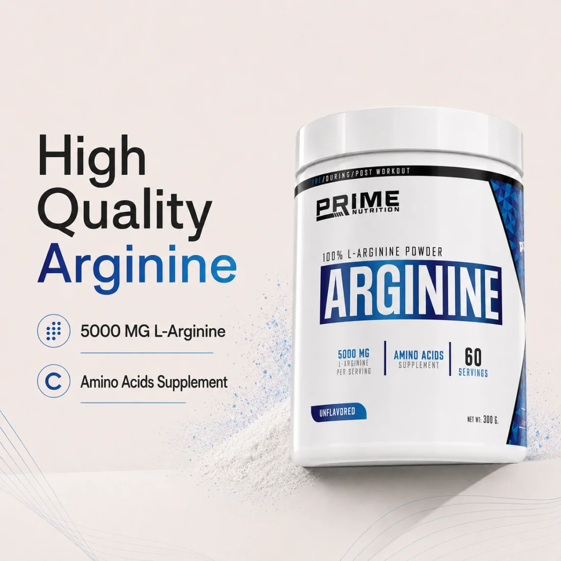 PRİME NUTRİTİON L-ARGİNİNE 300 GR
