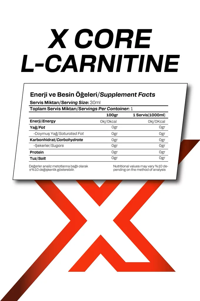 BIOX X-CORE L-CARNATINE ŞEFTALI AROMALI SHOT 1 ADET