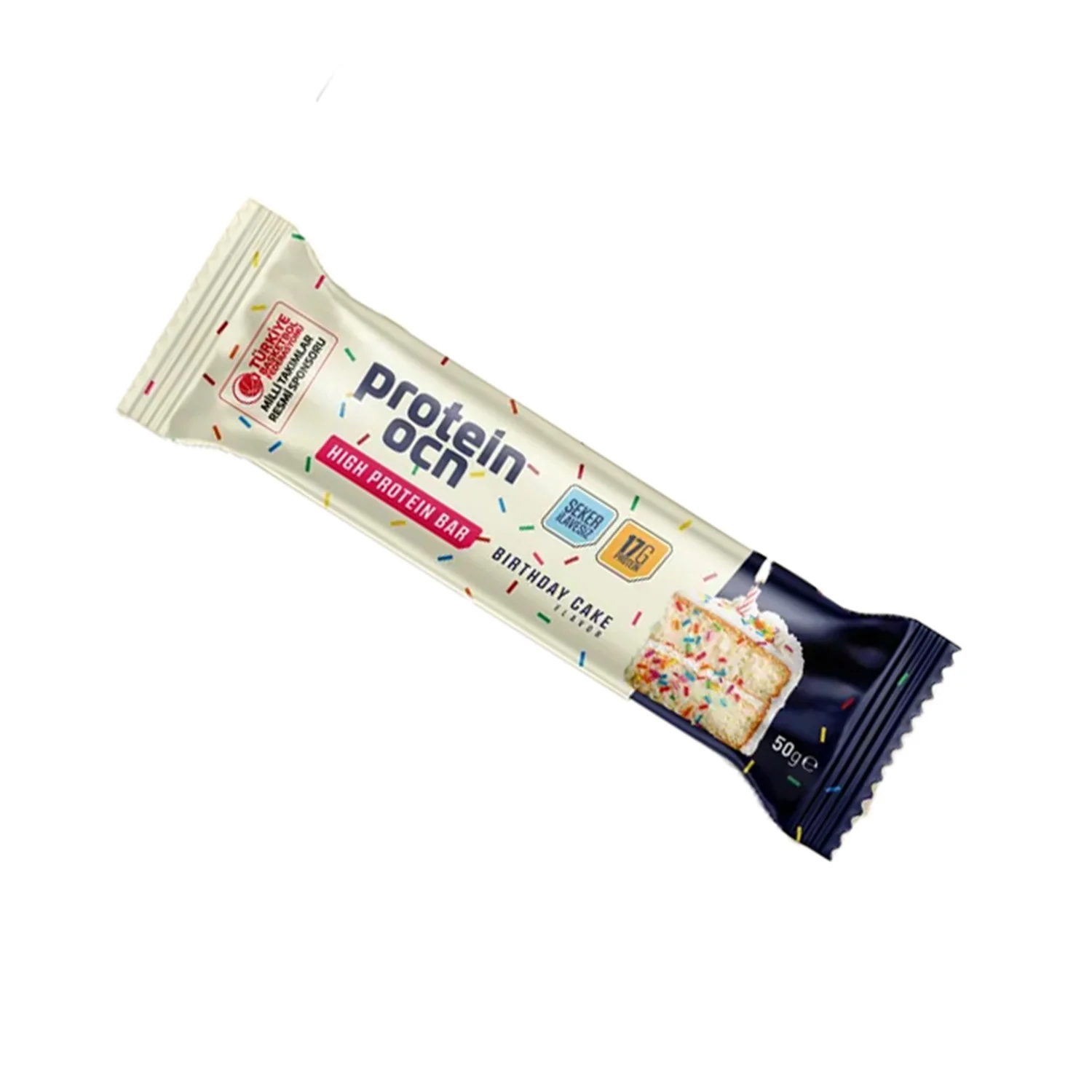 PROTEIN OCEAN BIRTHDAY CAKE AROMALI PROTEİN BAR 1x50gr TEKLİ