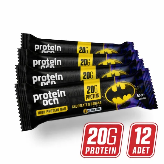 PROTEİNOCEAN MUZ ÇİKOLATA AROMALI PROTEIN BAR - 12 ADET