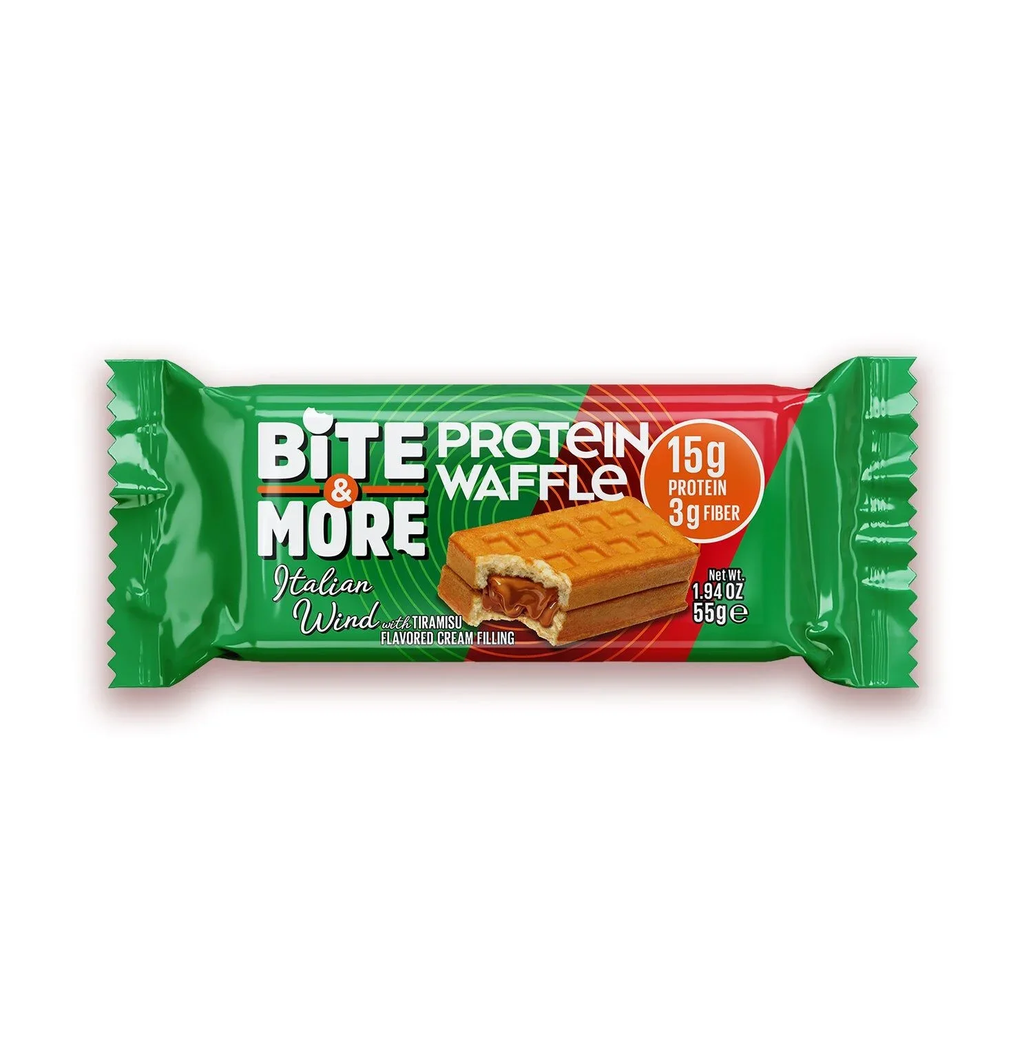 BİTE MORE PROTEİN WAFFLE TİRAMİSU KREAMALI 55 GRAM TEKLİ